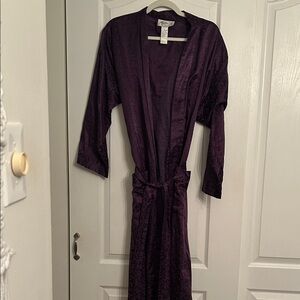 Luxurious Deep Purple Women's Robe